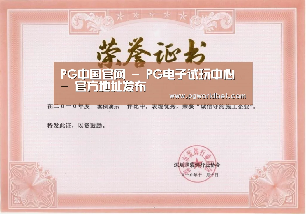 荣誉证书二(图1)